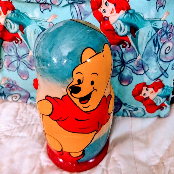 🌈 Vintage Disney Winnie the Pooh Nesting Dolls 🌈 - Picture 2 of 7